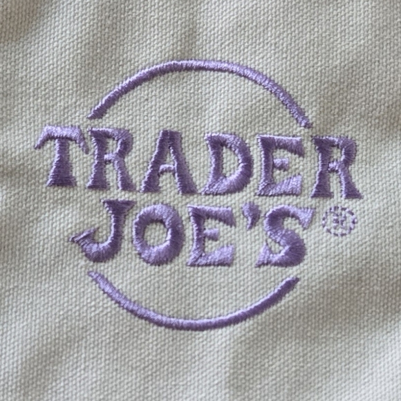 Trader Joes's Canvas Pastel Mini Pink Tote  Bag 2025 - Picture 4 of 6